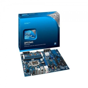 INTEL DP55WG Socket1156, iP55, 4*DDR3, 2*PCI-E, SATA+RAID, ALC889 10ch, GLAN,1394, ATX (ОЕМ)