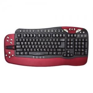 Oklick 780L Multimedia, Red, PS/2