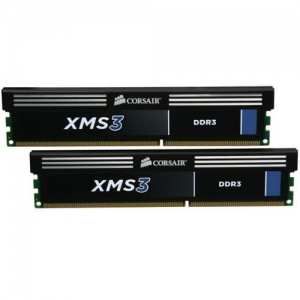 DIMM DDR3 (1333) 8Gb Corsair XMS3  CMX8GX3M2A1333C9  (9-9-9-24) , комплект 2 шт. по 4Gb, RTL