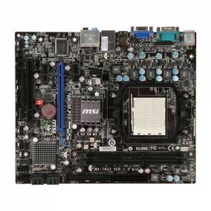 MSI 760GM-P33 Socket AM3, AMD 760G, 2*DDR3, PCI-E, ATA, SATA+RAID, 6ch, COM, GLAN, mATX