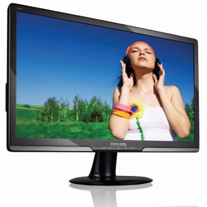 Philips E-line 244E2SB/00  23.6" / 1920x1080 / 5ms / D-SUB + DVI-D + HDMI / Черный глянцевый