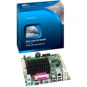 INTEL D525MW  +  Intel Atom D525,  iNM10, 2*SODIMM3, SVGA, SATA, HDA 6ch, GLAN, LPT + COM, Mini-ITX (ОЕМ)