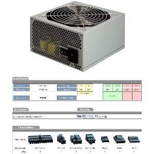 Блок питания Chieftec 500W, active PFC, v2.3 (APS-500S)