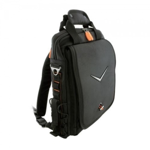 Сумка CANYON  CNR-NB3L, 16"  (10.5 х 35 х 45),  Black-Orange, трансформируется в рюкзак