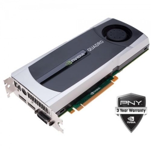 [nVidia Quadro 5000] 2.56Gb DDR5 / PNY / DVI + 2xDP / VCQ5000-PB