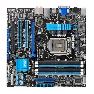 ASUS P8H67-M PRO Socket 1155, 4*DDR3, 2*PCI-E, ATA, SATA+RAID, SATA 6Gb/s, ALC887 8ch, GLAN, D-SUB + DVI-D + HDMI (Integrated In Processor), USB 3.0, mATX