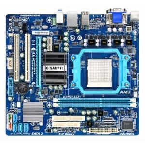 GigaByte GA-MA74GMT-S2 Socket AM3, AMD 740G, 2*DDR3, SVGA+PCI-E, ATA, SATA+RAID, FDD, ALC888B 8ch, GLAN, mATX