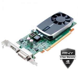 [nVidia Quadro  600] 1Gb DDR3 / PNY / 2xDVI + DP / VCQ600-PB