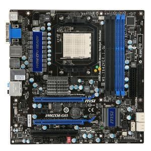 MSI 890GXM-G65 Socket AM3, AMD 890GX, 4*DDR3, SVGA + 2*PCI-E, ATA, SATA 6 Gb/s + RAID, eSATA, ALC889  8ch, GLAN, mATX