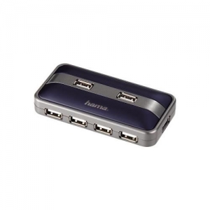 HAMA (H-78495) USB2.0 7xPort, Blue-Anthracite