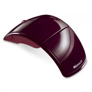 Microsoft Wireless Laser Arc Mouse USB Red (ZJA-00011)