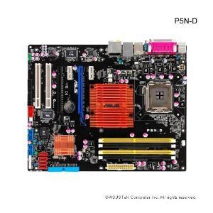 ASUS P5N-D Socket775,NF 750i SLI, 4*DDR2, 2xPCI-E,ATA133,SATAII+RAID,ALC883 8ch,GLAN,ATX