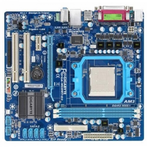 GigaByte GA-M68MT-D3 Socket AM3, GF 7025, 2*DDR3, SVGA+PCI-E, ATA, SATA+RAID, FDD, ALC888B 8ch, COM, GLAN, mATX