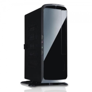 InWin BQ660 Mini-ITX  S.F.F Slim 80W, External Remote Control (black) (6041660)