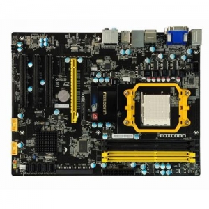 Foxconn A88GA-S Socket AM3, AMD 880G, DDR3, SVGA + PCI-E, eSATA, SATA+RAID, 8ch, GLAN, ATX