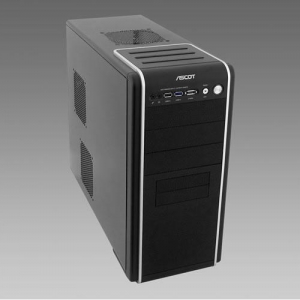 Ascot 6ZRX-BS/620 620W Midi Tower