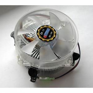 Socket  775 / Titan  TTC-NH10TZ/PW/LD,  115W, 22dBa, Crystal fan, PWM, LED