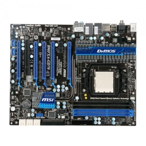 MSI 890FXA-GD70 Socket AM3, AMD 890FX, 4*DDR3, 5*PCI-E,ATA, SATA + RAID, SATA 6Gb/s, eSATA, ALC889 8ch, GLAN, 1394, 2*USB3.0, ATX