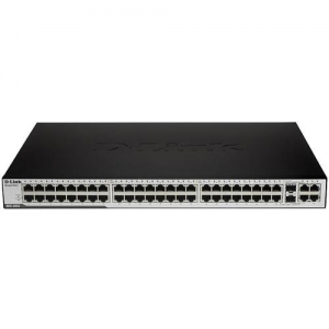 D-Link DES-3052 Управляемый коммутатор 48x10/100Mbps, 2-port 10/100/1000BASE-T, 2 combo 1000BASE-T/SFP L2 19''