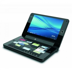 Toshiba Libretto W100-106 / U5400 / Dual 7.0" WSVGA Touch / 2048 / 62GB SSD / GMA / WiFi / BT / W7 HP