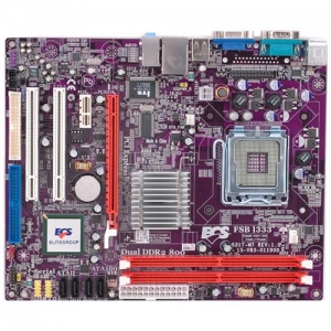 ECS G31T-M7 Socket 775, iG31, 2*DDR2, SVGA+PCI-E, ATA, SATA, VT1708B 6ch, LAN, mATX