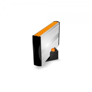 Мобильный корпус для HDD 3.5" AgeStar IUB3A-BK USB2.0, IDE,алюминий, Black-Orange