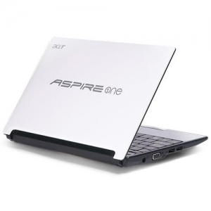 Aspire One AOD255-2BQws / Atom N450 / 10.1" LED / 1024 / 160 / WiFi / CAM / XPH / White (LU.SDG0B.003)