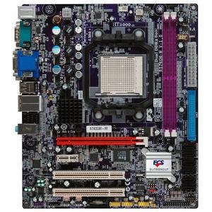 ECS A740GM-M  SocketAM2+, AMD 740G, 2*DDR2, SVGA+PCI-E,ATA133,SATA+RAID,IDT 92HD202 6ch,GLAN,mATX