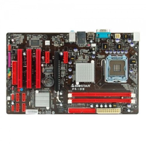 Biostar P41D3 Socket 775, iG41, 2*DDR3, PCI-E, ATA, SATA, 6ch, COM, GLAN, ATX