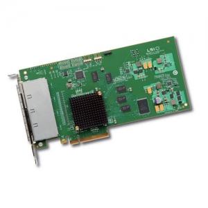 LSI Logic SAS9200-16E SGL PCI-E, 6 Gb/s, SAS, 16-port Host Bus Adapter (LSI00189)