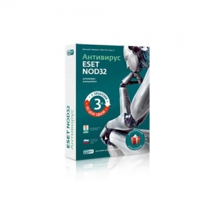 ESET NOD32 Антивирус, Карта продления лицензии на 1 год, на 3 ПК, (NOD32-ENA-RN(CARD3)-1-1)