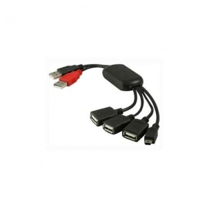 Orient UH-132, USB2.0, 4xPort, 1 port miniUSB (тип B)